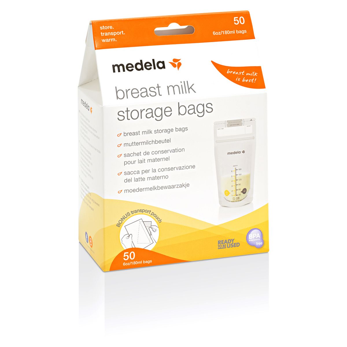 Medela Breastmilk Storage Bags 50S