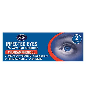 Boots  Infected Eyes 1% w/w Eye Ointment CHLORAMPHENICOL