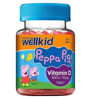 Vitabiotics Wellkid Peppa Pig Vitamin D - 30 jellies