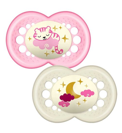 MAM 12+m Night Soother – Pink
