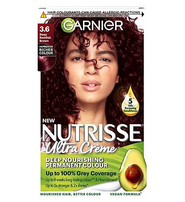 Garnier Nutrisse 3.6 Deep Reddish Brown Permanent Hair Dye