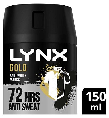 Lynx Men Gold Antiperspirant Deodorant Aerosol 150ml