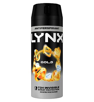 Lynx Men Gold Antiperspirant Deodorant Aerosol 150ml