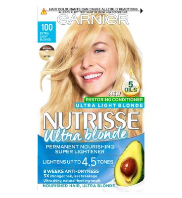 Garnier Nutrisse 100 Extra Light Blonde Permanent Hair Dye