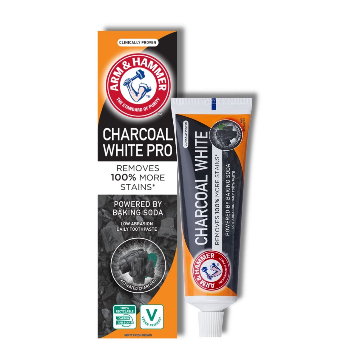 Arm & Hammer Arm And Hammer Charcoal Toothpaste, Baking Soda Toothpaste 75Ml