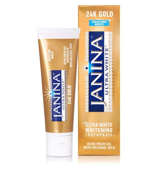 Janina Ultra White 24k Gold Dazzling White Toothpaste 75ml