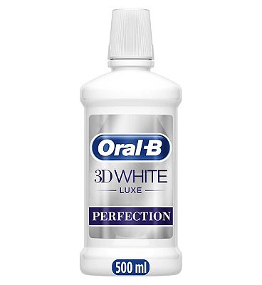 Oral-B 3D White Luxe Perfection Mouthwash 500ml