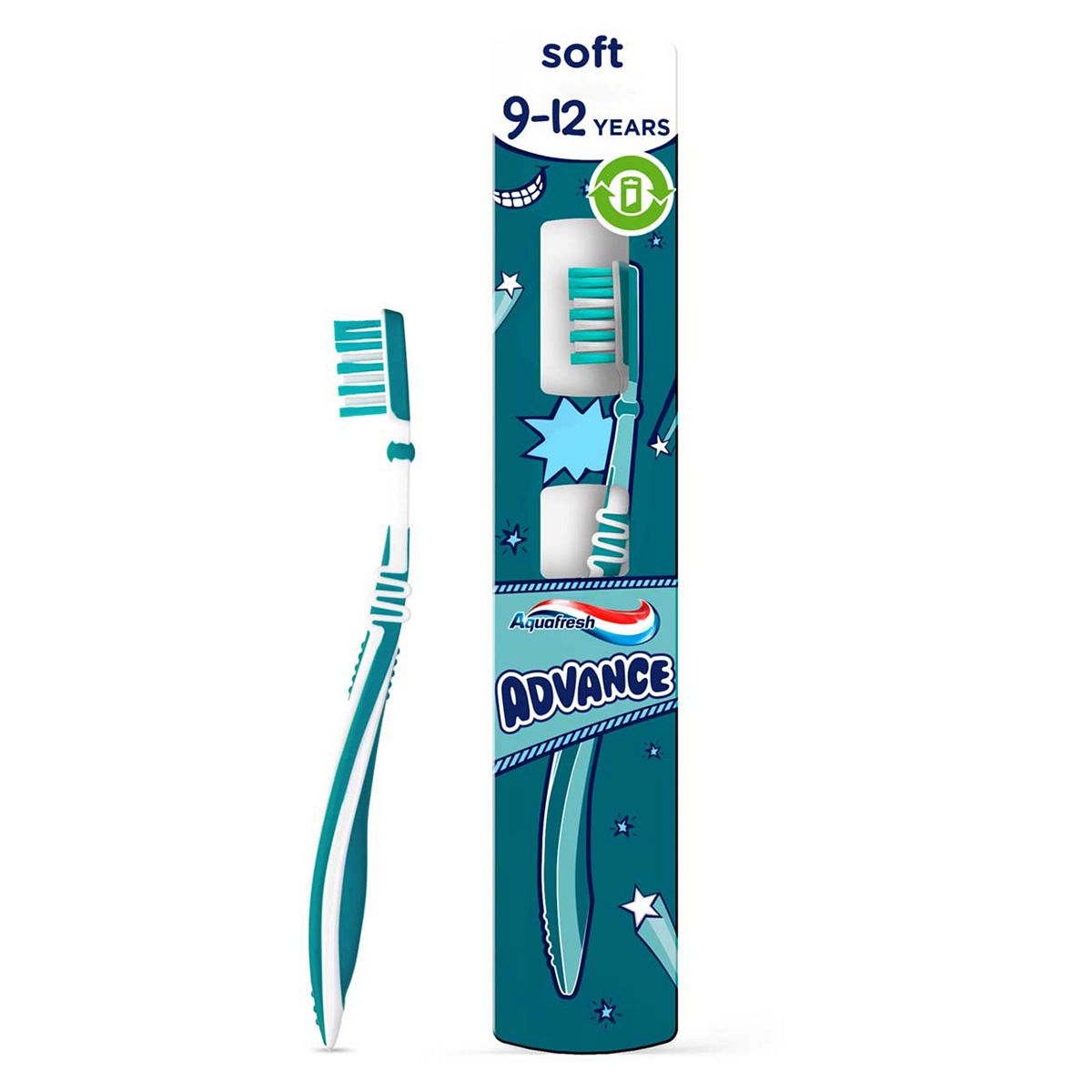 Aquafresh Advance 9-12 Years Soft Bristles Toothbrush