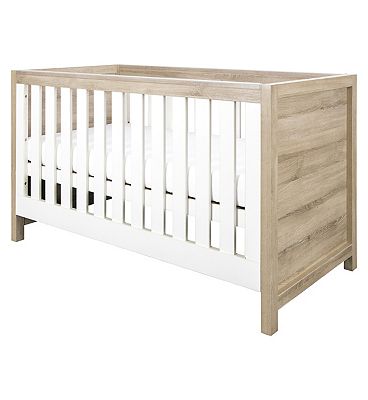 Tutti Bambini Modena 3 in 1 Cot bed White/Oak