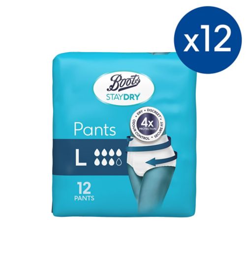 Boots StayDry Pants Large - 144 Pants (12 x 12 Pack)