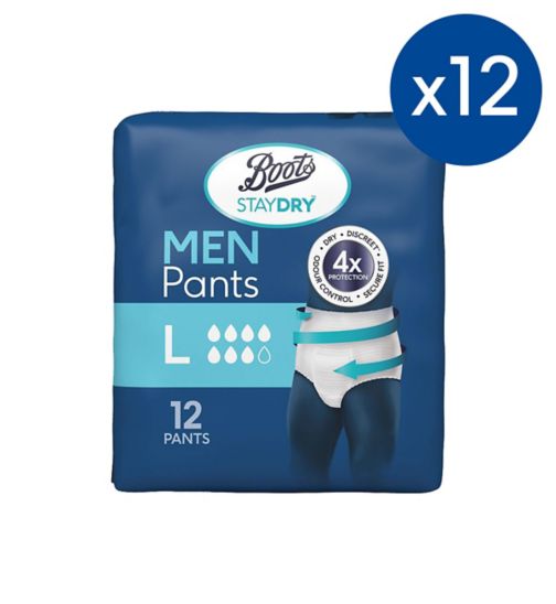 Boots StayDry Pants For Men Large - 144 Pants (12 x 12 Pack)
