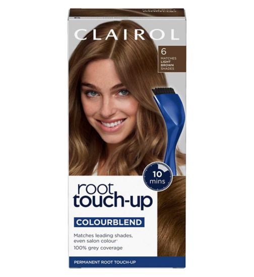 Clairol Root Touch-Up Permanent Hair Dye 6 Light Brown 30ml
