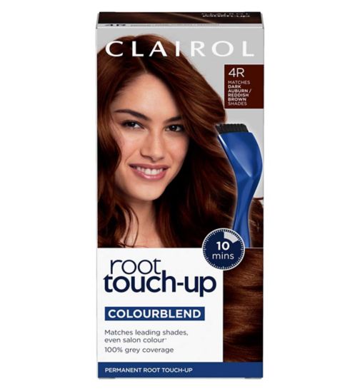 Clairol | Root Touch-Up Permanent Hair Dye 4R Dark Auburn 30ml - Boots
