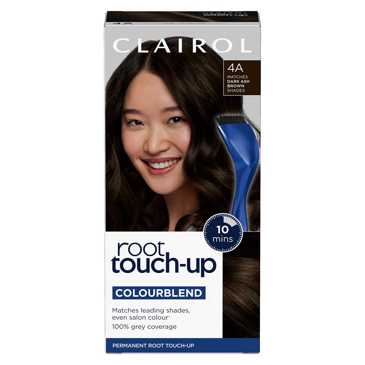 Clairol Root Touch-Up Permanent Hair Dye 4A Dark Ash Brown 30ml