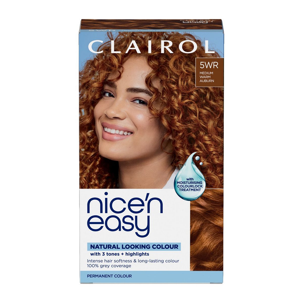 Clairol Nice'n Easy Crème Oil Infused Permanent Hair Dye 5Wr Medium Warm Auburn 177ml