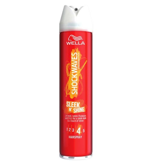 Wella Shockwaves Sleek n Shine Hairspray 250ml