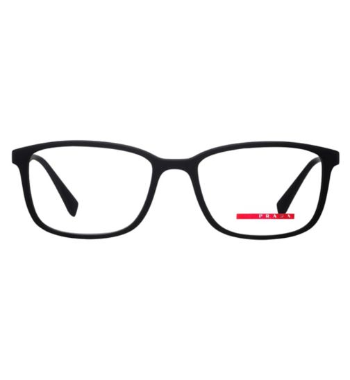 Prada VPS 04I Linea Rossa Mens Glasses-Black
