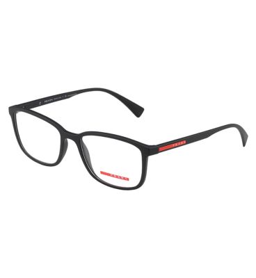 Prada VPS 04I Linea Rossa Mens Glasses-Black image number 2