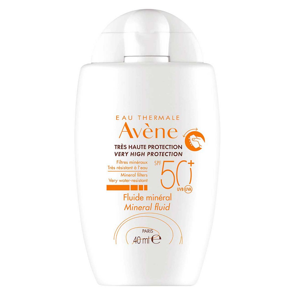 Avene Avène Very High Protection Mineral Fluid Spf50+ Sun Cream For Intolerant Skin 40ml