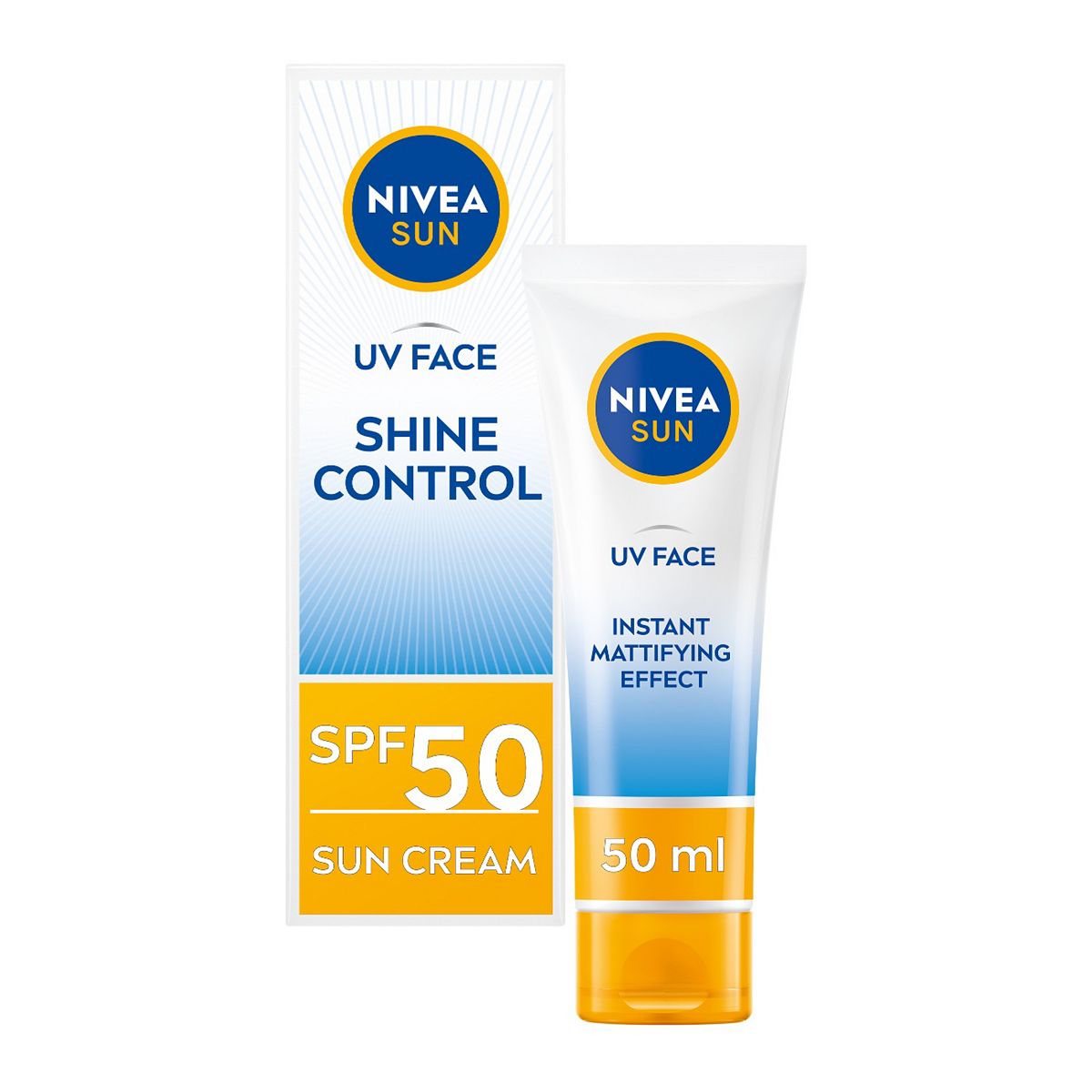 Nivea Sun Uv Face Cream Spf 50 Shine Control 50Ml