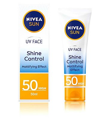 NIVEA SUN UV Face Suncream SPF 50 Shine Control 50ml