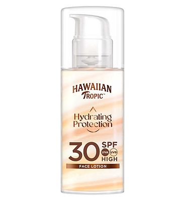 Hawaiian Tropic Hydrating Protection Face Sunscreen Lotion SPF 30 50ml