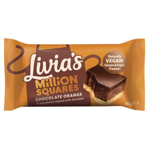 Livia's Million Squares Chocolate Orange - 60g