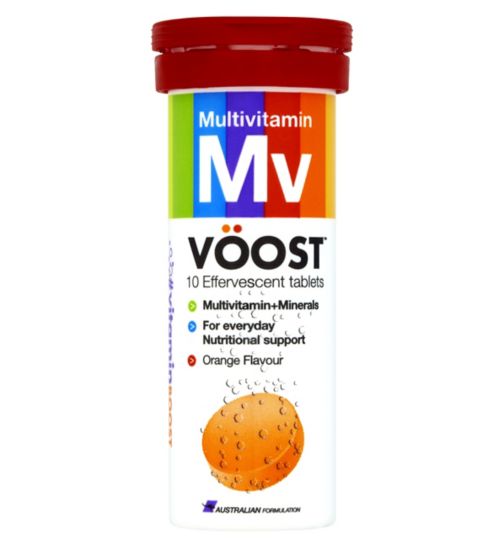 VOOST Multivitamin Orange Flavour 10 Effervescents