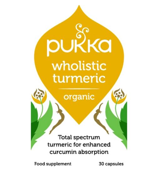 Pukka Wholisitic Turmeric - 30 capsules