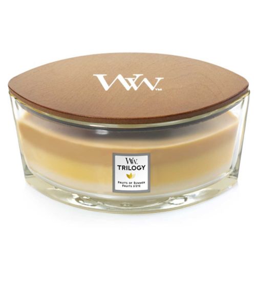 WoodWick Fruits Of Summer Ellipse Candle Trilogy