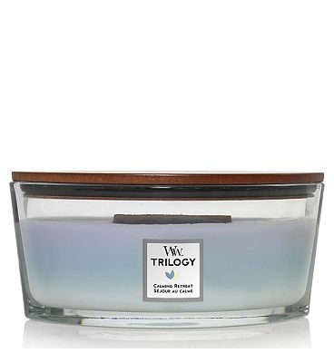 WoodWick Calming Retreat Ellipse Candle Trilogy