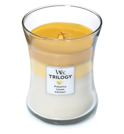 Woodwick Medium Candle Fruits of the Summer Trilogy 275g