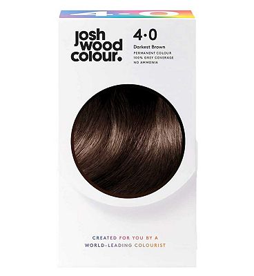 Josh Wood Colour 4.0 Darkest Brown Permanent Hair Dye