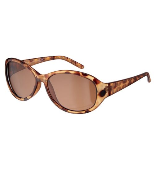 Boots Ladies Polarised Sunglasses - Honey Tortoiseshell Frame