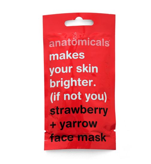 Anatomicals Makes Your Skin Brighter (if not you) Strawberry + Yarrow Face Mask