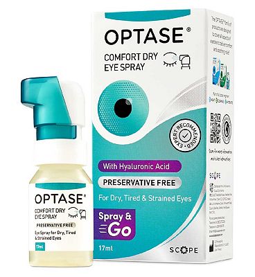 Click to view product details and reviews for Optase Comfort Dry Eye Spray For Dry Tired Irritated And Strained Eyes And Eyelids 300 Sprays 17ml.