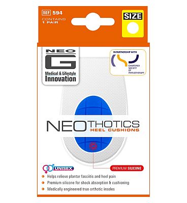 Neo G silicone heel cushions large Boots