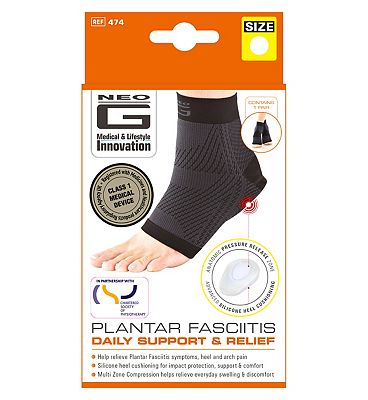 Neo G Plantar Fasciitis Daily Support & Relief Large - 1 Pair