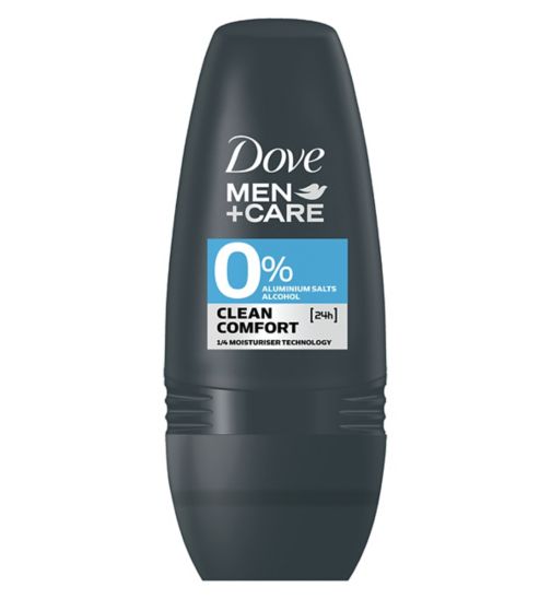 Dove Men + Care 0% Deodorant Roll On 50 ml