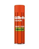 Gillette Fusion Shave Foam with Almond Oil, For Sensitive Skin, 250ml