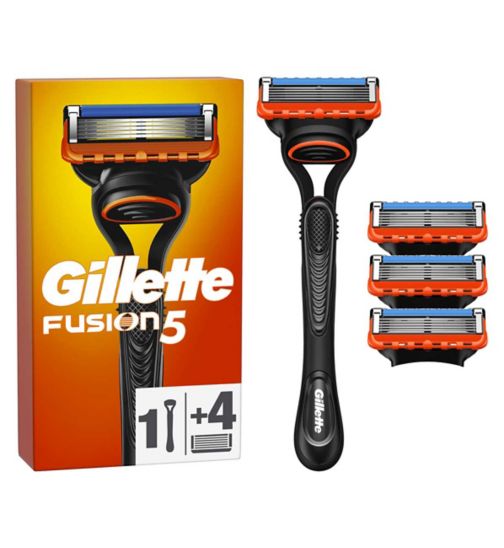 Gillette Fusion Men's Razor + 3 Razor Blades