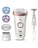 Braun Silk-épil Beauty Set 9 9-985 Deluxe 7-in-1 Cordless Wet & Dry Hair  Removal - Epilator, Shaver, Exfoliator, Cleansing Kit for Face & Body