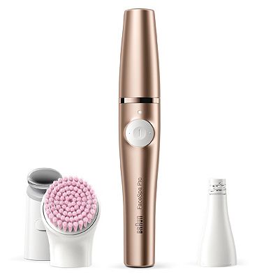 Braun FaceSpa Pro 921 Facial Epilator Bronze with 3 Extras