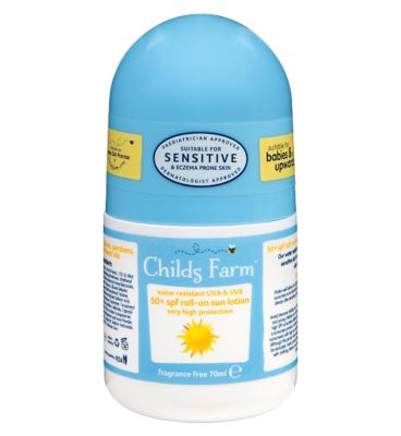 Childs Farm skincare, moisturisers and oils