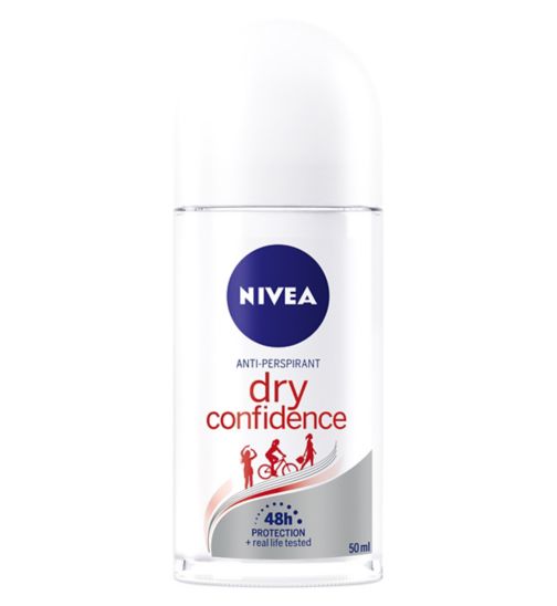NIVEA Dry Confidence 48h Anti-Perspirant Deodorant Roll-On 50ml