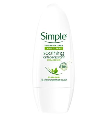 Simple Deodorants Roll on Anti Perspirant Boots