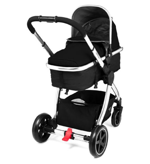 Mothercare 4-Wheel Journey Chrome Travel System - Black