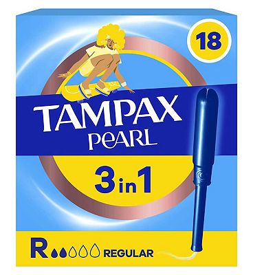 Tampax Pearl Regular Tampons Applicator 18X