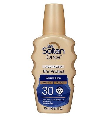 Soltan Once Advanced 8hr Protect Spray SPF30 200ml