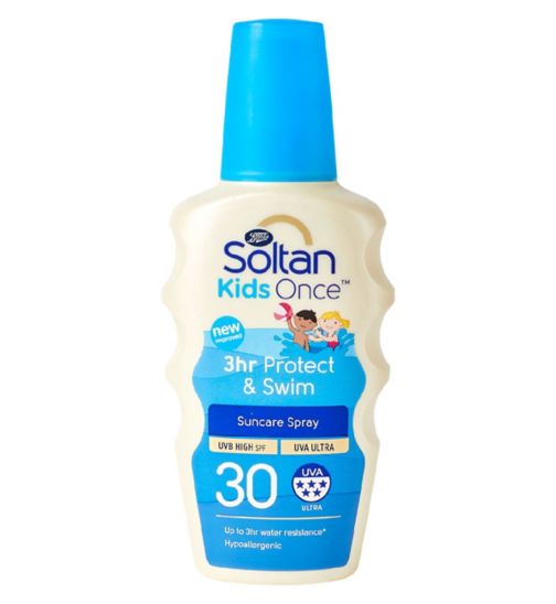 Soltan Kids Once 3hr Waterplay Spray SPF30 200ml